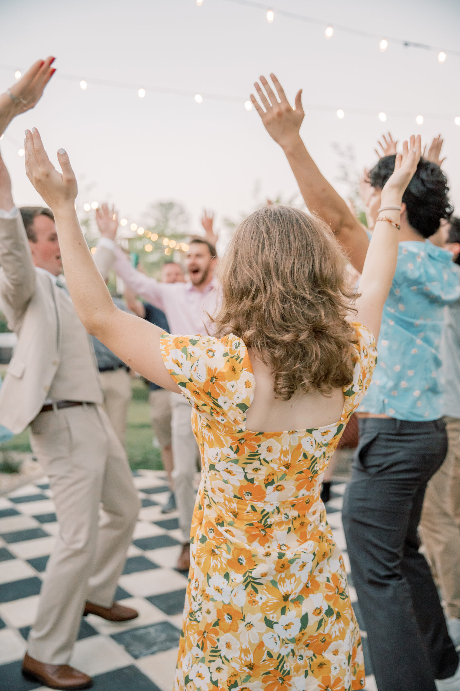 Three Oaks Manor Wedding in Madison Heights, VA | Virginia Wedding Photographer | guests dance to the YMCA at wedding reception