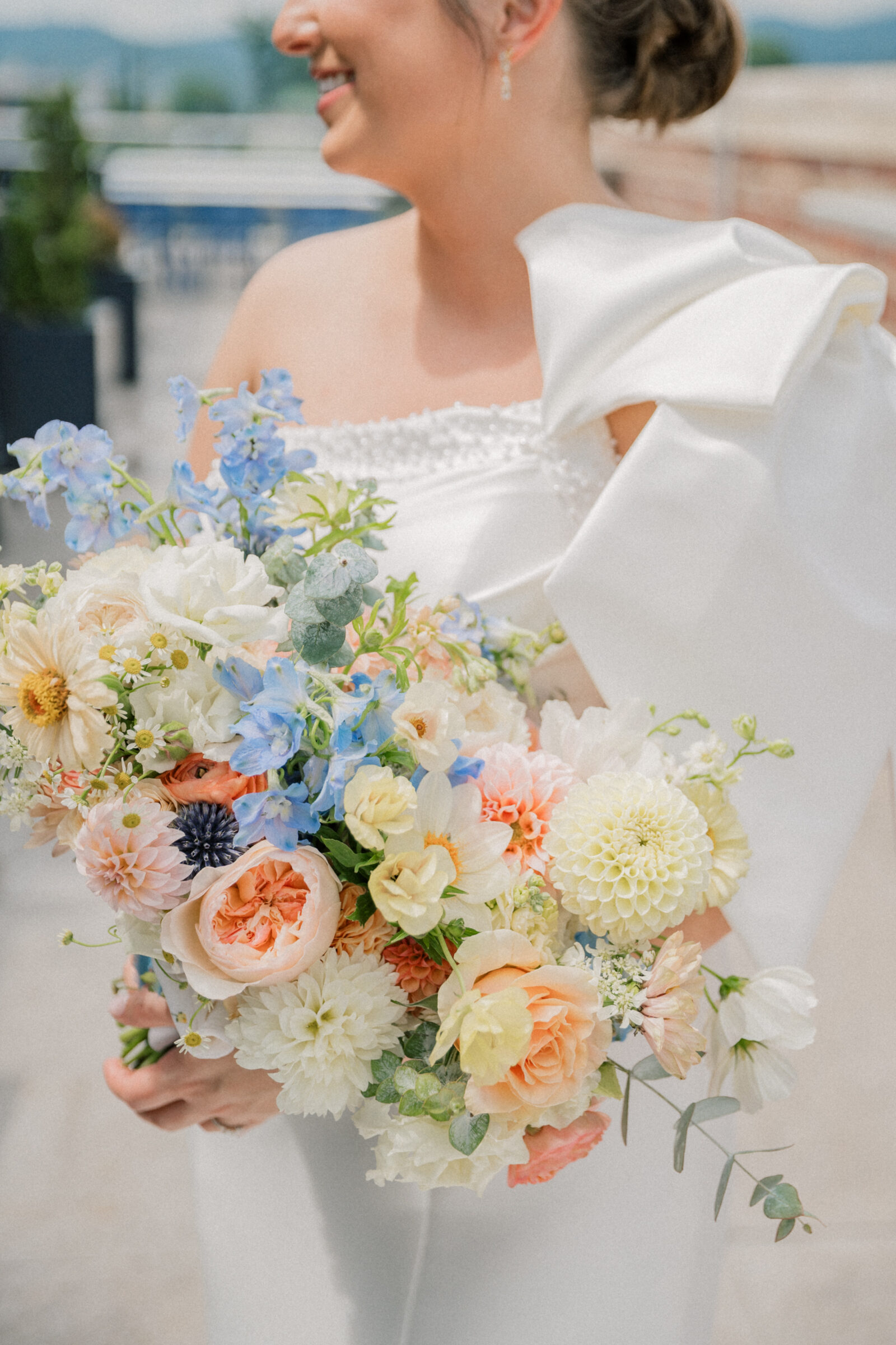 Bristol Hotel Wedding | bride with bridal bouquet