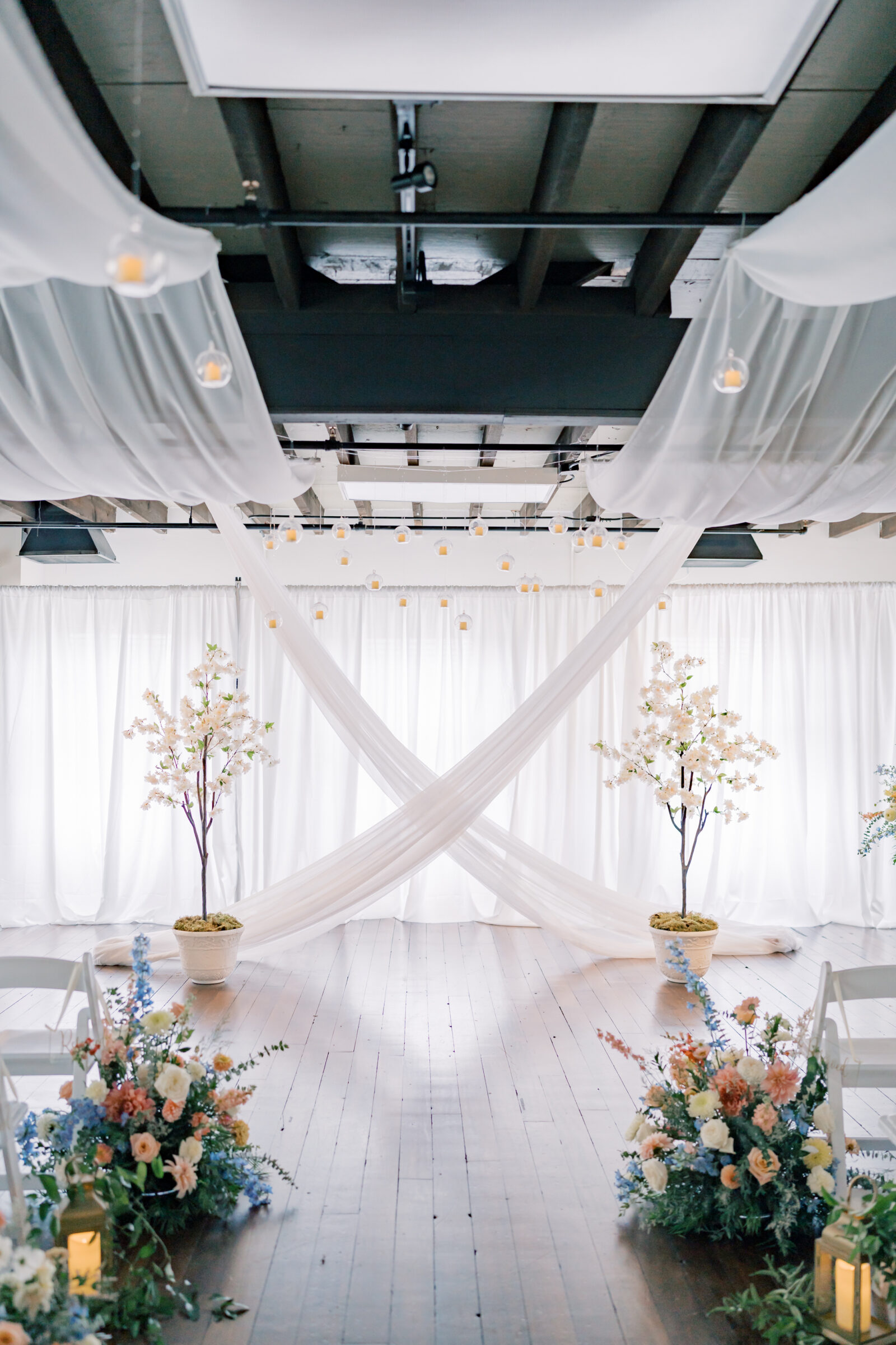 Bristol Train Station Wedding | ceremony decor