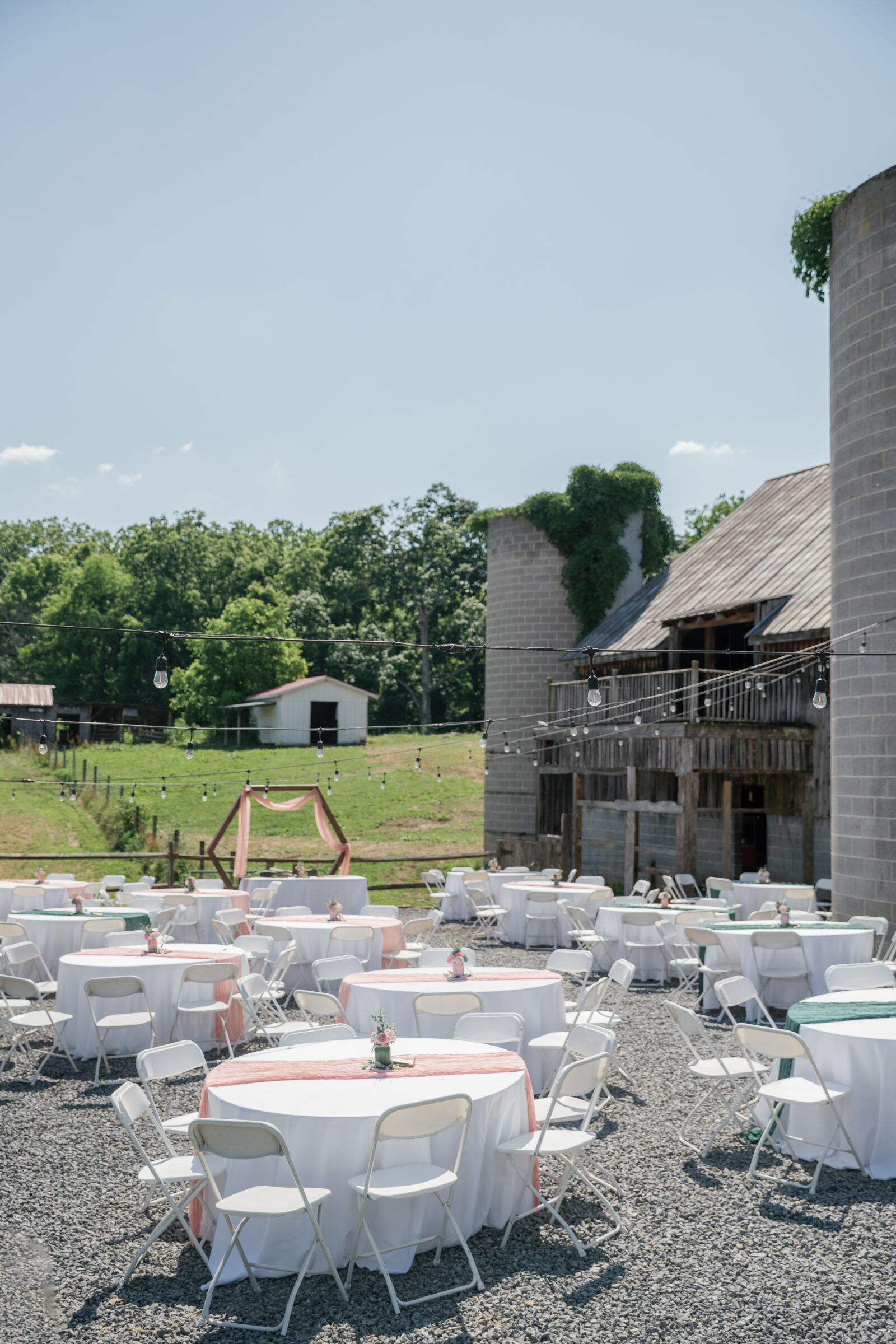 Full Bloom Farm Wedding | reception decor