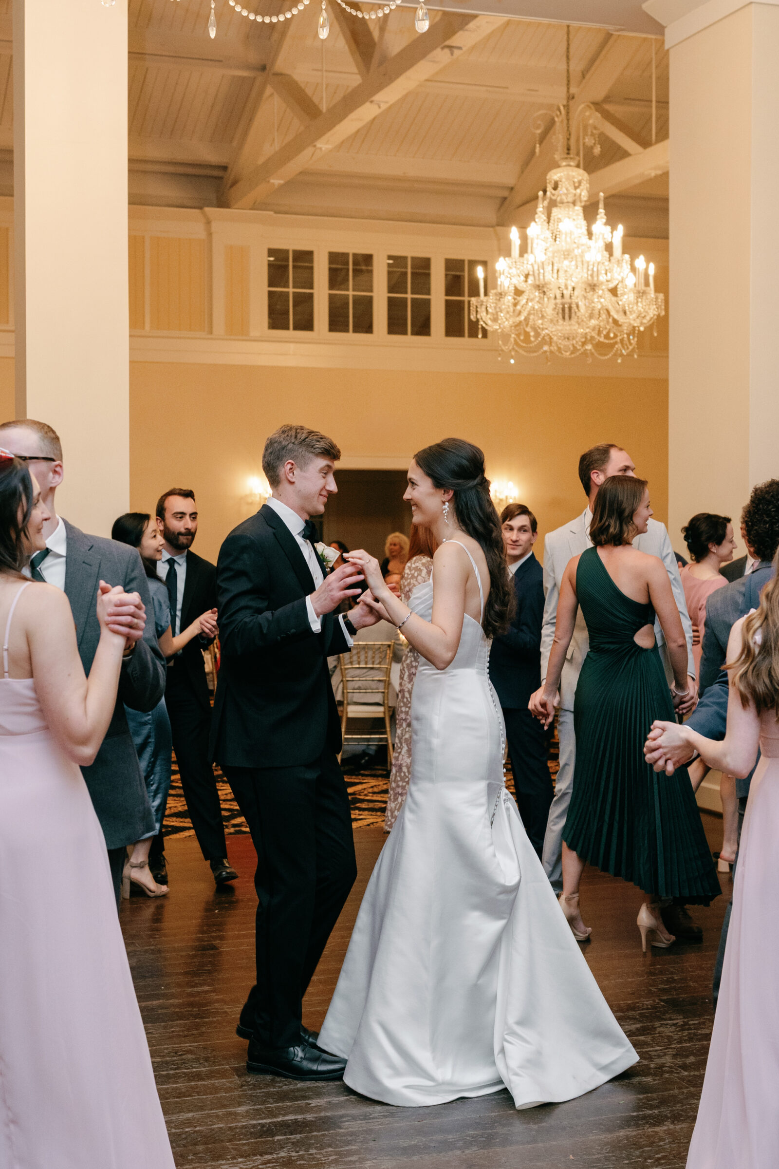 Trump Winery Wedding in Charlottesville | bride and groom dancing at wedding reception