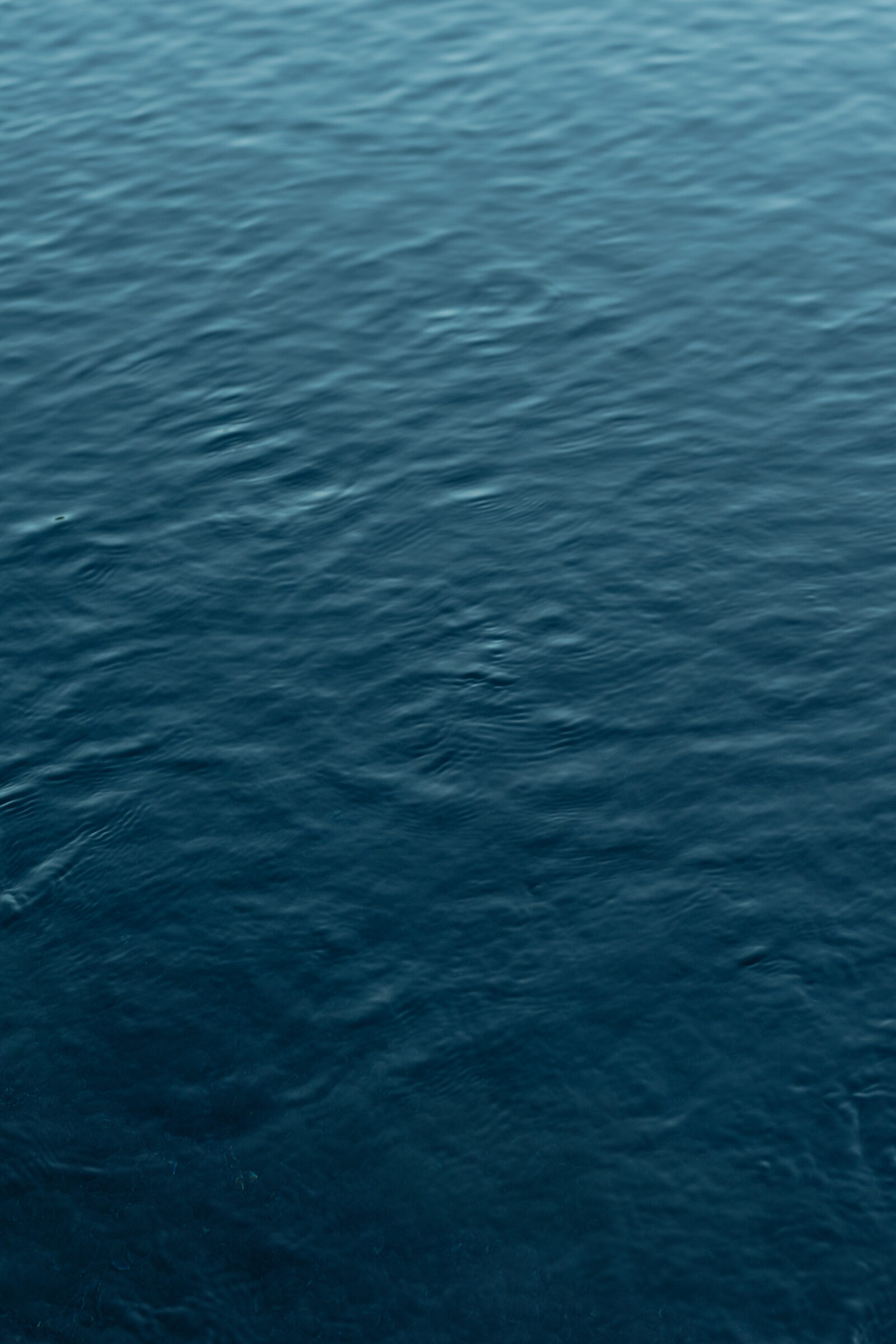 Close-up of rippling blue water reflecting soft evening light at Dover Hall — a serene and artistic environmental detail captured by a Richmond wedding photographer during a Dover Hall wedding.
