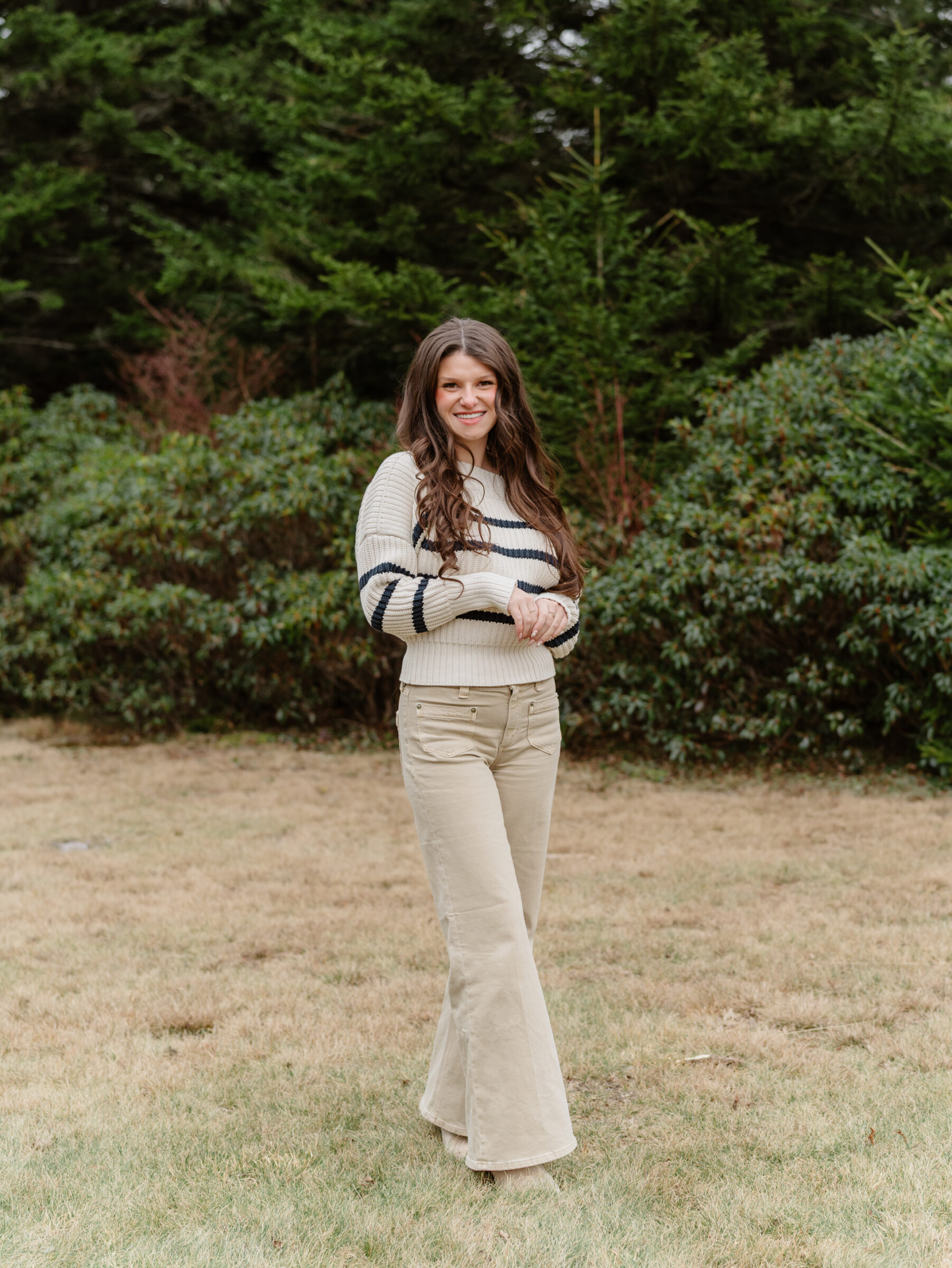 Young adult family member photographed during a late fall family session in Southwest Virginia